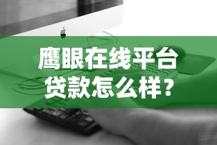 鹰眼在线平台贷款怎么样？真实测评与申请全攻略