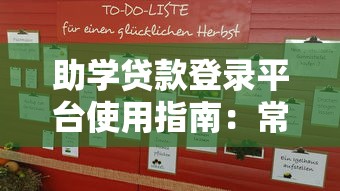 助学贷款登录平台使用指南：常见问题与操作步骤详解