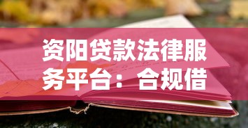 资阳贷款法律服务平台：合规借贷指南与风险防范