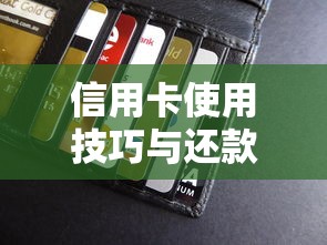 信用卡使用技巧与还款全攻略：新手必看的信用管理指南