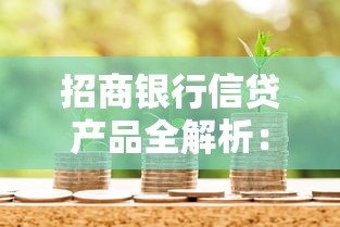 招商银行信贷产品全解析：选对贷款轻松解决资金难题