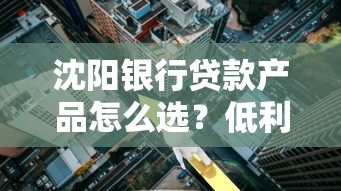 沈阳银行贷款产品怎么选？低利率+灵活条件全解析