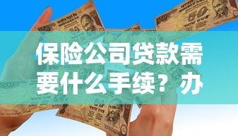 保险公司贷款需要什么手续？办理流程和条件全解析