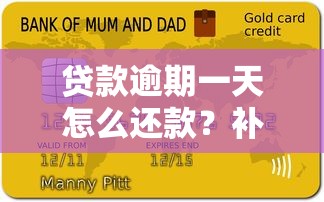 贷款逾期一天怎么还款？补救方法+影响解析别慌！