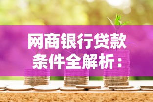 网商银行贷款条件全解析：中小企业主必看申请攻略
