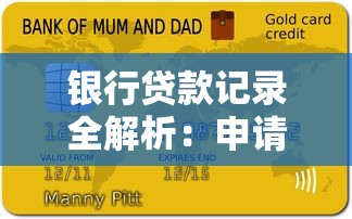 银行贷款记录全解析：申请技巧与避坑指南助你轻松过关