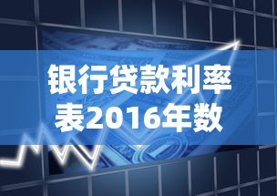 银行贷款利率表2016年数据盘点：真实案例解析贷款攻略