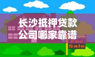 长沙抵押贷款公司哪家靠谱
