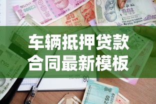 车辆抵押贷款合同最新模板2025年正规安全可靠