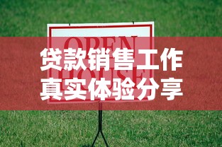 贷款销售工作真实体验分享：月入过万的秘诀与行业真相