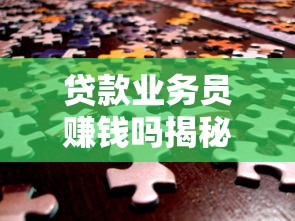 贷款业务员赚钱吗揭秘真实收入潜力与职业发展前景