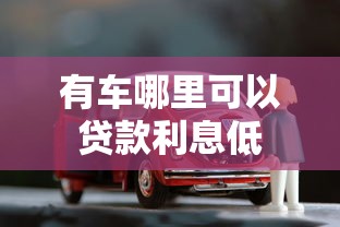 有车哪里可以贷款利息低