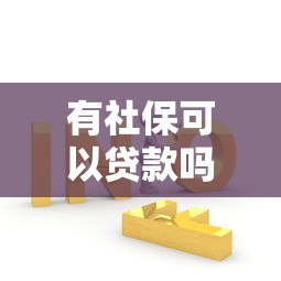 有社保可以贷款吗 社保贷款全攻略帮你轻松解决资金问题