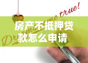 房产不抵押贷款怎么申请 3分钟了解全流程无抵押贷款技巧