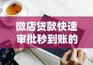 微店贷款快速审批秒到账的5个技巧
