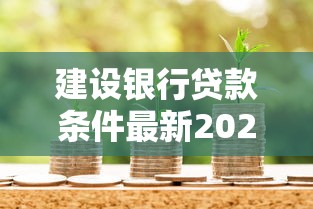 建设银行贷款条件最新2025年申请流程详解