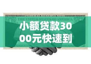 小额贷款3000元快速到账