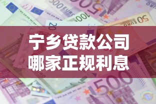 宁乡贷款公司哪家正规利息低 宁乡贷款公司哪家正规利息低
