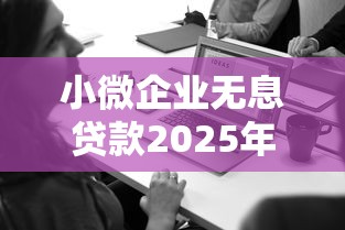 小微企业无息贷款2025年最新政策如何申请需要什么条件和材料
