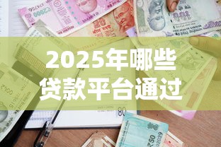 2025年哪些贷款平台通过率高容易下款 2025年哪些贷款平台通过率高容易下款