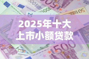 2025年十大上市小额贷款公司排名及利率对比 2025年十大上市小额贷款公司排名及利率对比