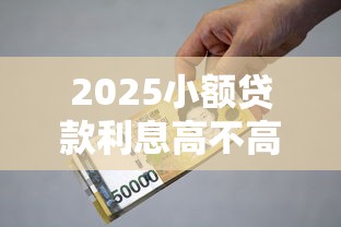 2025小额贷款利息高不高？揭秘真实利率与避坑省钱全攻略